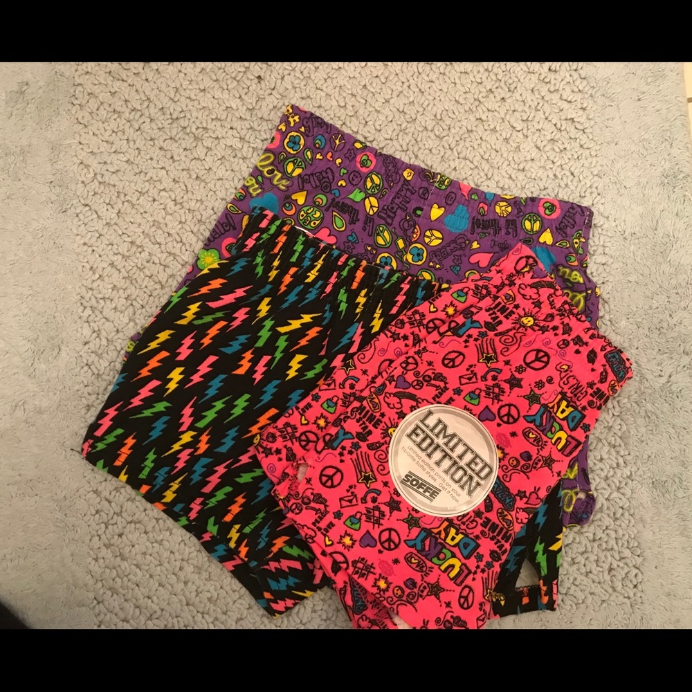 Soffe shorts lot of 3 size 6